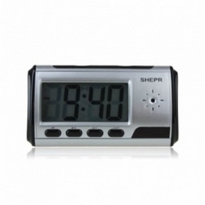 DVR Clock Camera with internal  memory - New Black Clock Camera 1280*960 with Video Photo Motion Detection and Remote Control Function